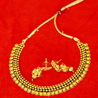 Gold Concept Necklace Set